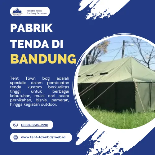 Pabrik Tenda di Bandung